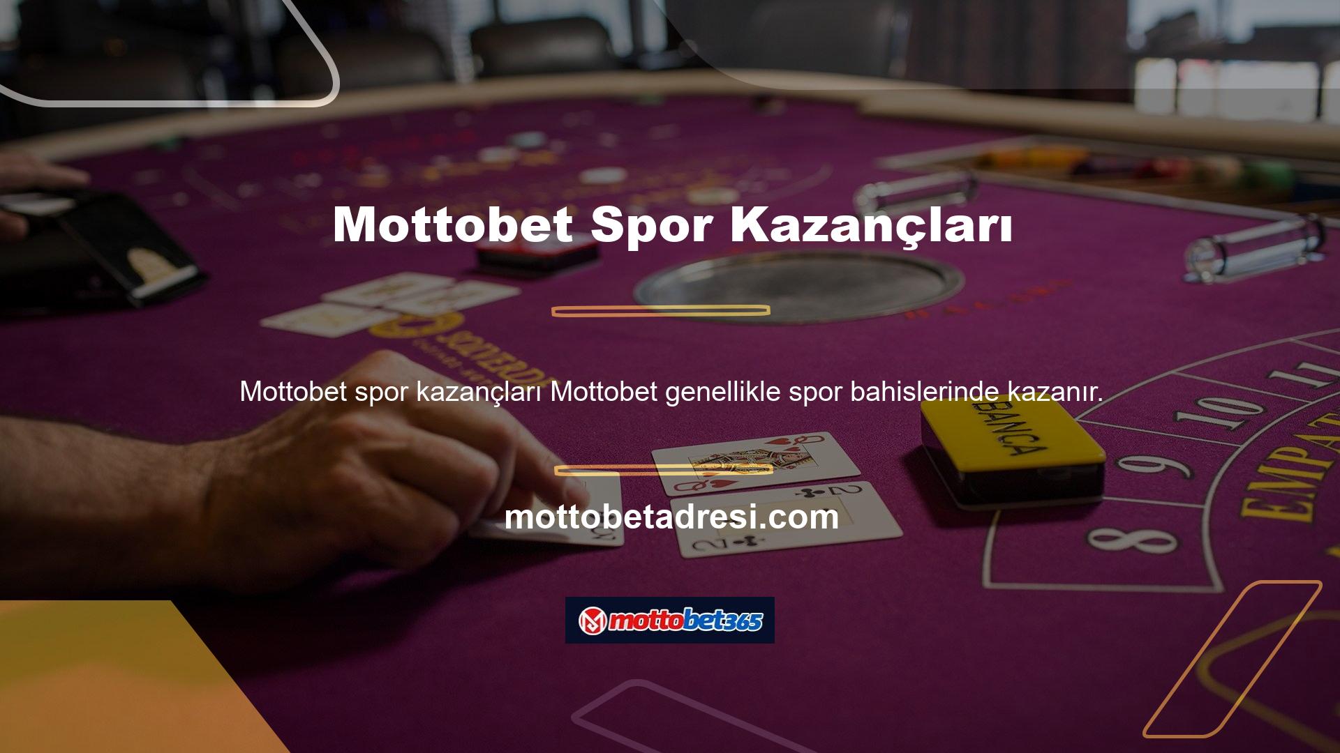 Casino oyunlarında başarılı olduğunu belirtmek isterim